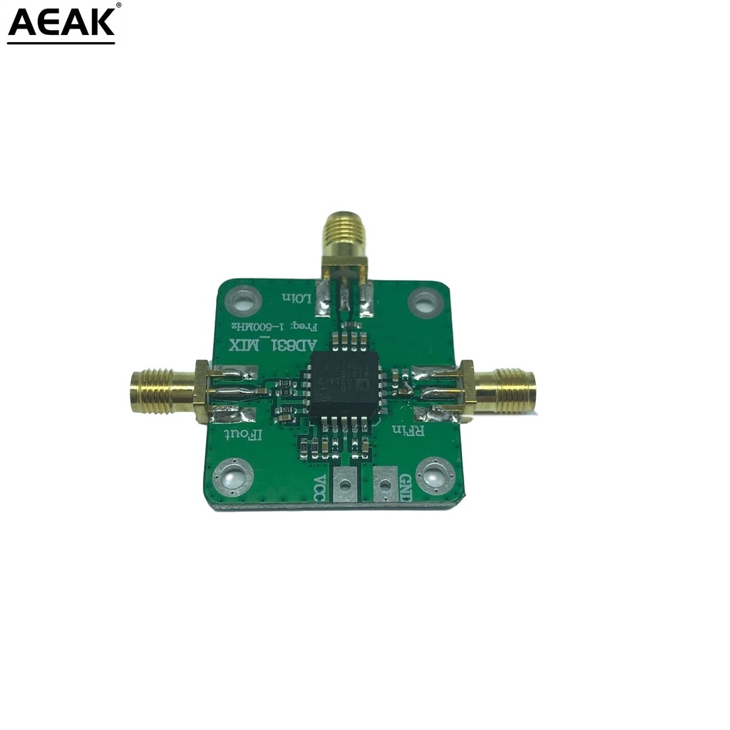 Terbaru AD831 High frequency RF mixer converter 0.1-500MHz AEAK