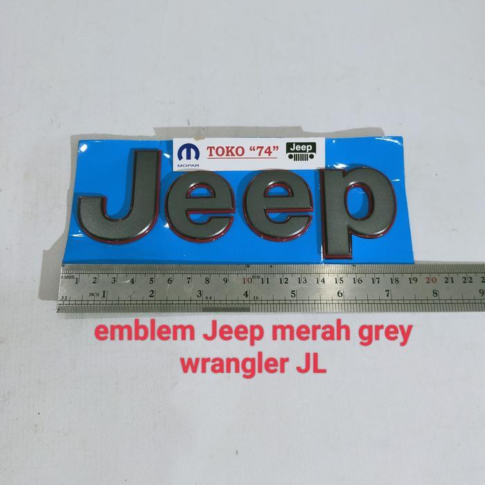Emblem "Jeep" Samping Jeep Wrangler JL
