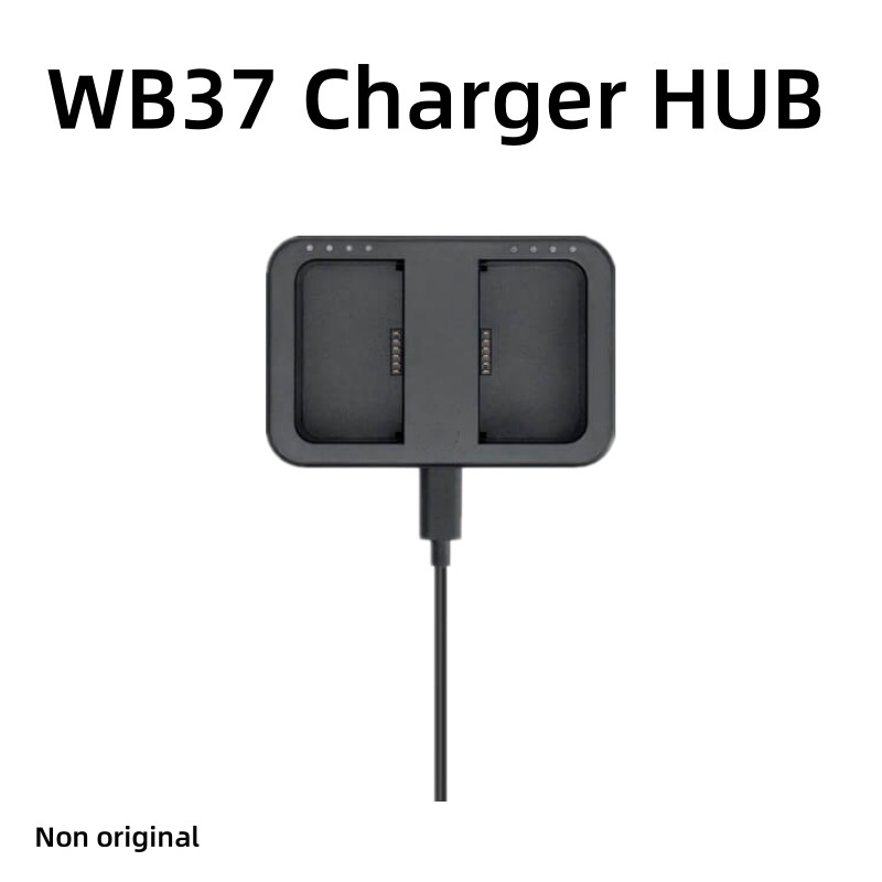 For WB37 Battery Charger Hub USB Type-C Chargers Support 65W PD Fast Charging T40/T30/T20P/T6/T10