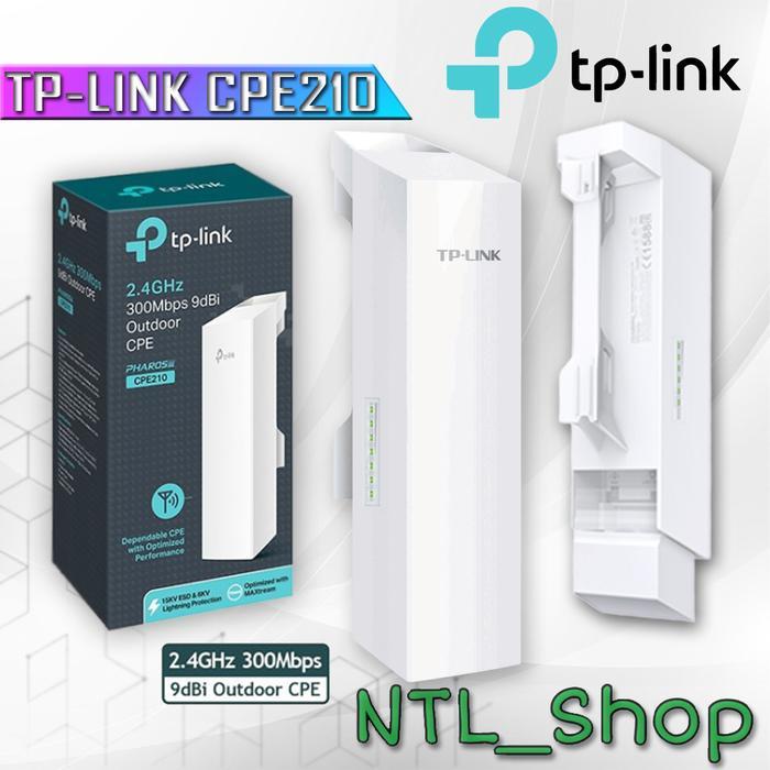 TERBARU TP-LINK CPE210 OUTDOOR 300MBPS 9 DBI / TPLINK CPE 210