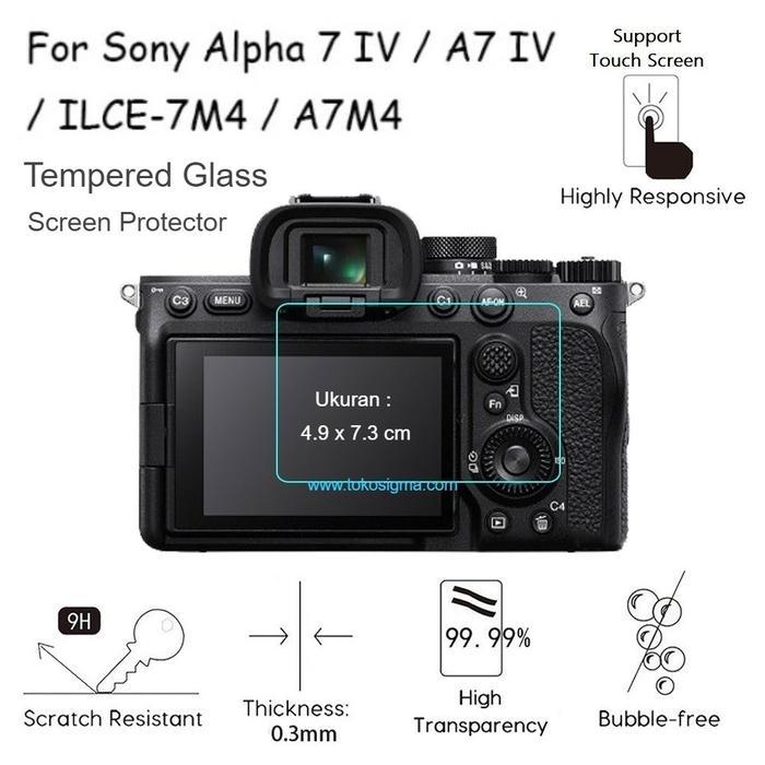 Tempered Glass Protector Screen Guard Lcd Sony A7Iv A7 Iv 74 Ilce-7M4 A6700 A7C2 A7Cr Zv-E10Ii Zv-E1