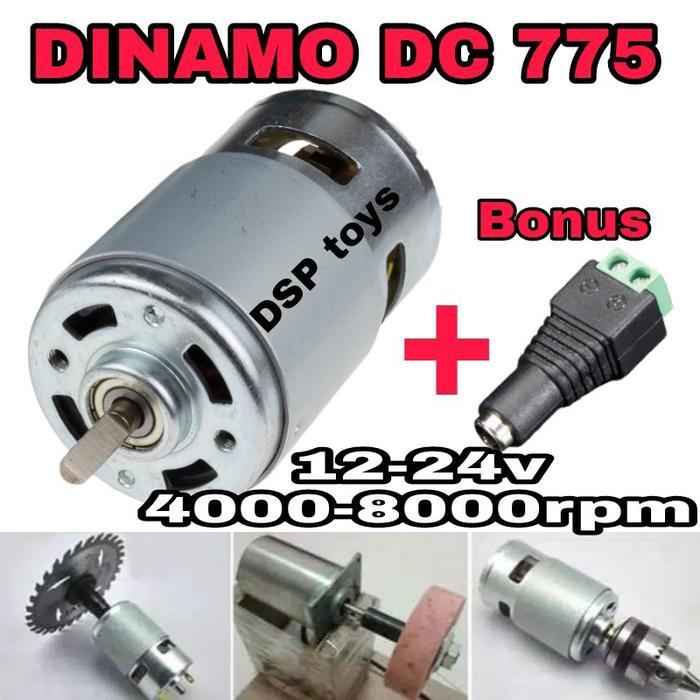 dinamo 775 motor dc 12v 4000rpm high torque