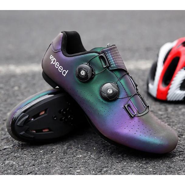Speed Sepatu Sepeda Speed Sepatu Cleat Magic Color Roadbike MTB