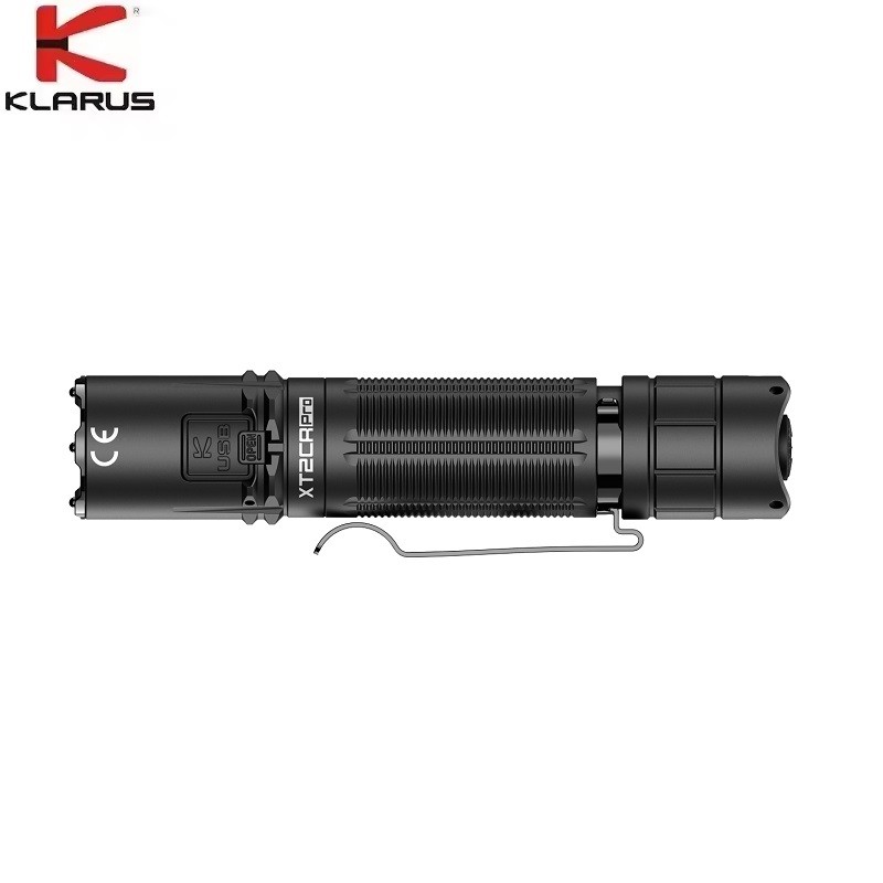 KLARUS XT2CR PRO 2300 lumen 18650 Rechargeable Tactical Flashlight with 4000mAh battery
