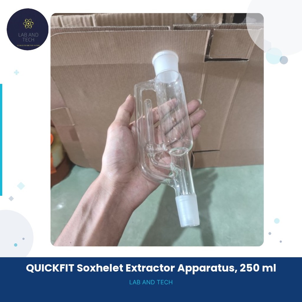 Soxhlet Extractor  250 ml Merk Quickfit Extractor Soxhlet