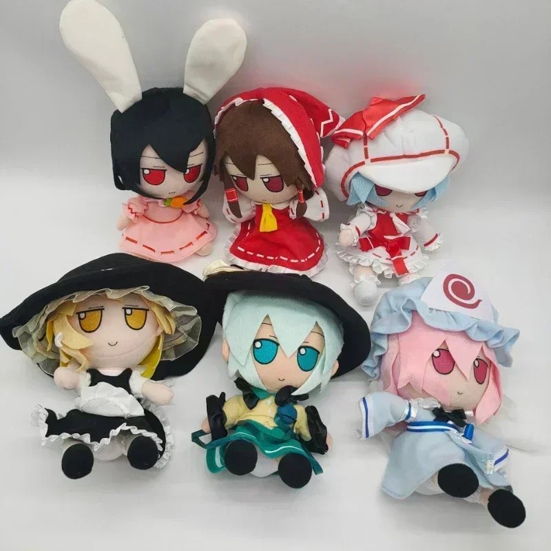 20CM Anime TouHou Project Plush Toys Cirno Plushie Dolls Izayoi Sakuya Flandre Scarlet Cosplay