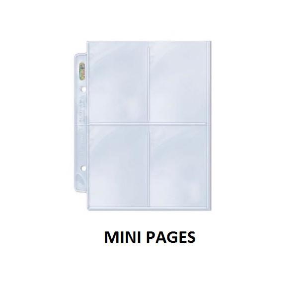 Ultra Pro 4-Pocket Page Mini untuk Refill Aikatsu Binder