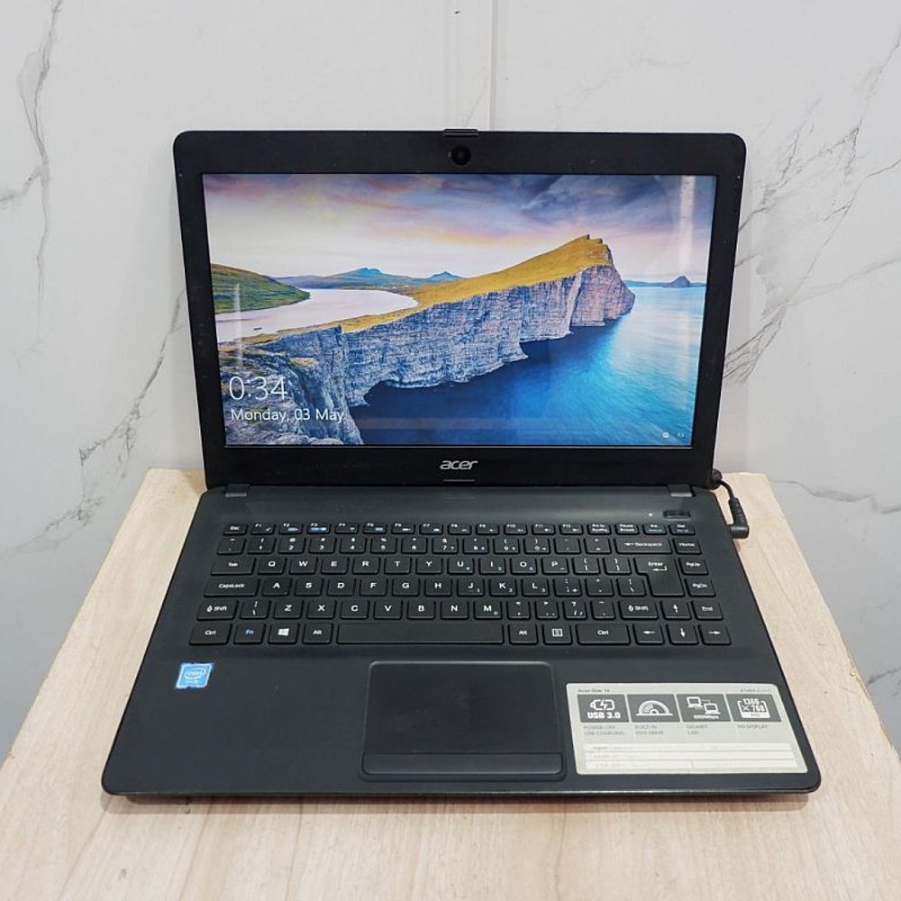 Laptop Acer One Z1402 Intel Celeron 2957U Ram 2Gb Hdd 500Gb Cocok Untuk Streamer Pemula Second Berku