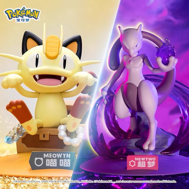 FUNISM Genuine Pokemon Figures Pikachu Mewtwo Mew Figurine Gardevoir Sylveon HaunterAnime Model