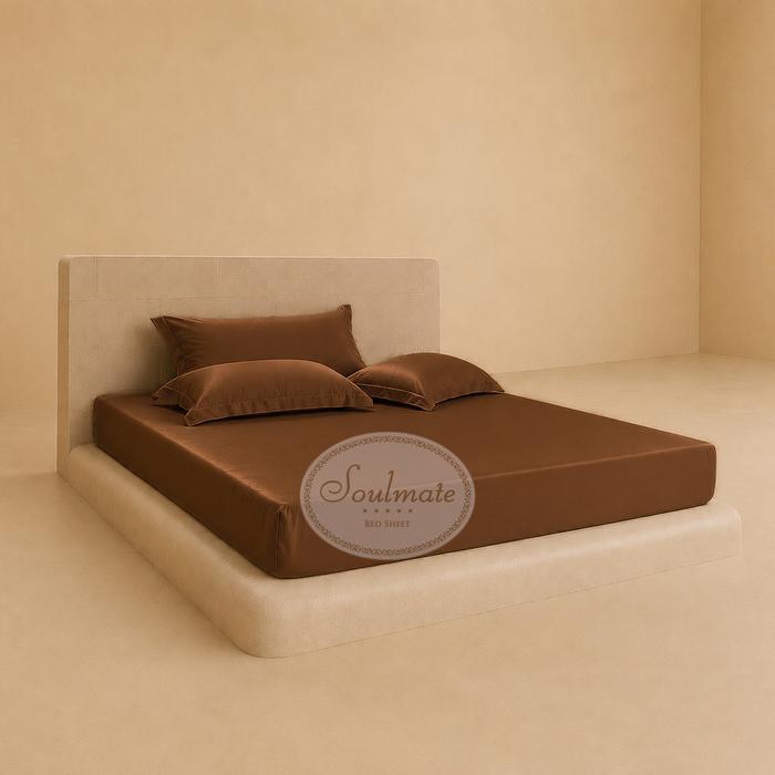 Sprei / Bedcover Serat Bambu Organic Sutra Lyocell Polos