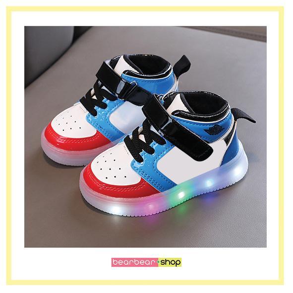 Sneakers Anak Laki Laki Ringan Sepatu Anak Fashion Led Boots Nik / Sepatu Anak Laki Laki / Sepatu