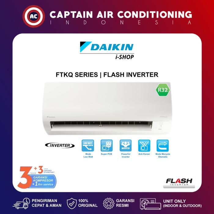 DAIKIN AC Split FTKQ-25 / FTKQ25 1 PK FLASH Inverter