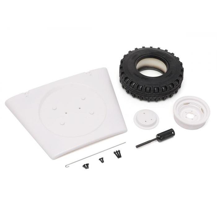 Boom Racing Land Rover Series Bonnet w/Spare Wheel for RC BRX02 109 88 RC 1/10