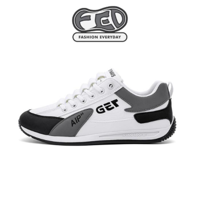 Fed Sepatu Cowok Dewasa Ori Sneakers Running Pria Wanita Nishikawa White Kets Sporty Outdoor Joging
