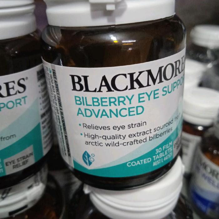 Blackmores bilberry eye support advanced vitamin A 30 tablets