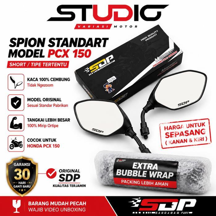 ORI TANGKAI PENDEK PCX150 - Spion Pcx 150 Pcx 160 Vario 160 Kaca Spion Pcx 160 Universal Buat Semua