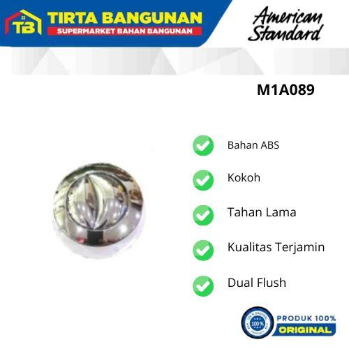 American Standard M1A089 Tombol Flush Kloset Wc Duduk 2 Flush