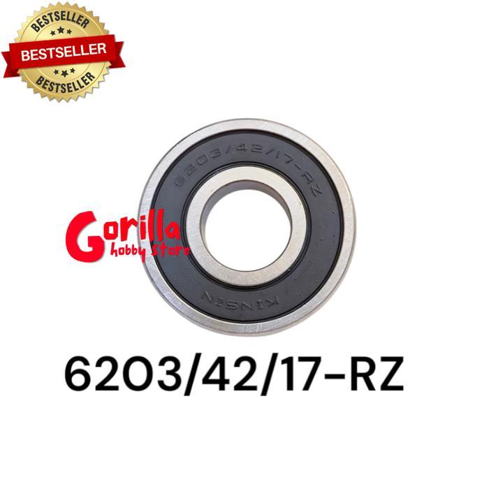 ball bearing 6203/42/17-RZ KINSIN mobil aki YSA 021 24V skuter listrik