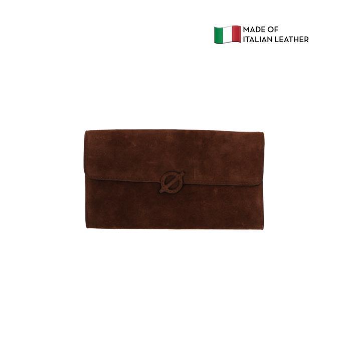 ROUNN Flap Wallet Wanita Kulit Asli