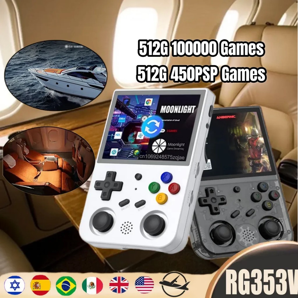 ANBERNIC RG353V 353VS Portable PSP Handheld Game Console RK3566