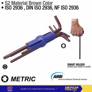 Kunci L Torx, Torx Key Set, Kunci Torx Panjang, Torx 9 Pcs, Kunci Bintang, Kunci Baut Torx, Hex Key