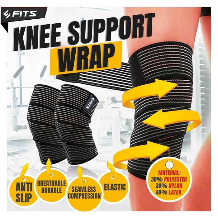 Sfidn Fits Knee Support, Knee Support Wrap, Knee Compression, Knee Brace, Pelindung Lutut, Deker