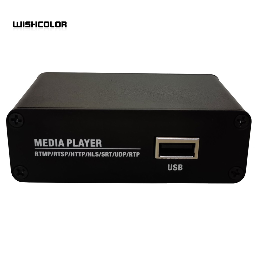 WISHCOLOR USB VIDEO STREAMER LIVE STREAMING MEDIA PLAYER USB AUDIO PLAYER SUPPORT FOR FOR