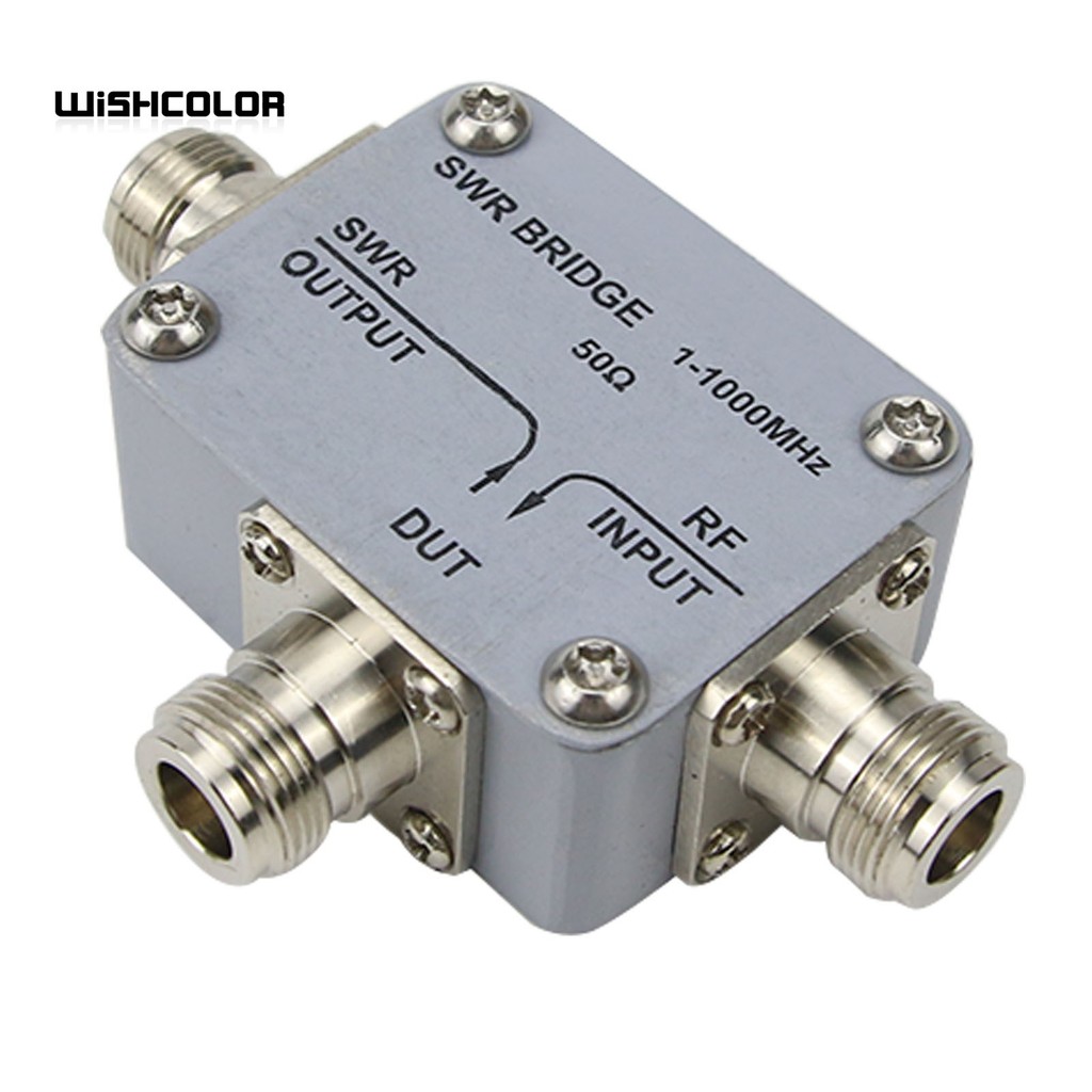 HAMGEEK 1-1000MHZ 1GHZ RF SWR REFLECTION BRIDGE RF DIRECTIONAL BRIDGE FOR RF NETWORK MEASUREMENT