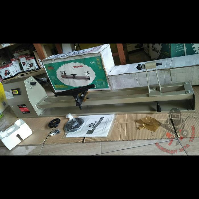 Mesin bubut kayu / wood lathe machine "1000 mm" Wipro MCS-1000