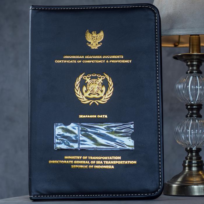 READY KruKapal Map Dokumen Pelaut Document Keeper Map Buku Pelaut Resleting Premium