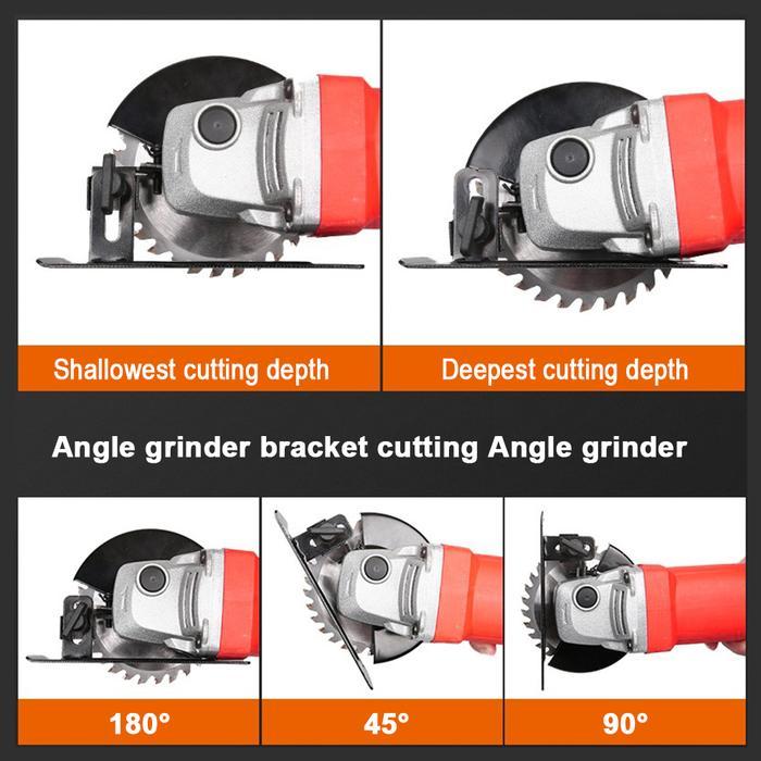 JLD Adaptor Gerinda ke Circular Saw Dudukan Gerinda Bracket Tangan Circular Saw Stand Holder