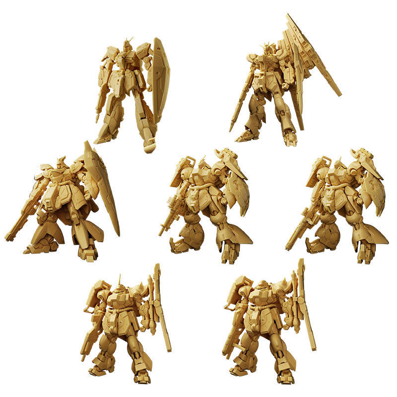 Bandai Candy Toy Shokugan GUNDAM ARTIFACT 06 Plastic Mini Set V Re-GZ Custom SAZABI Anime Action
