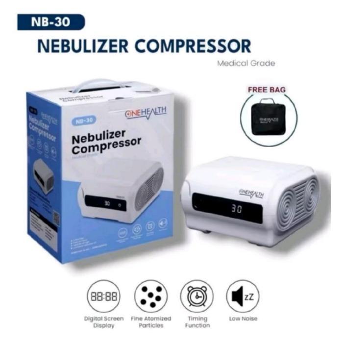 Promo Alat Terapi Uap Nebulizer Compressor Onehealt NB-30 RC Terlaris