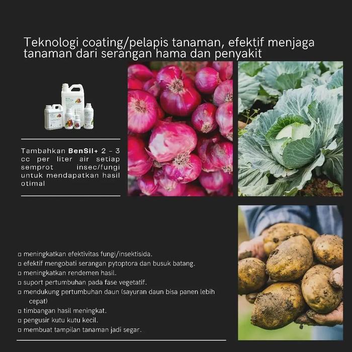 Bensil+ Beneficial Silika + Kalium 1 Liter Pupuk Cair Silika + Kalium