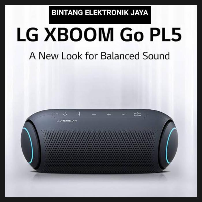 LG XBOOM Go PL5 WIRELESS SPEAKER BLUETOOTH LGPL5 WITH MERIDIAN