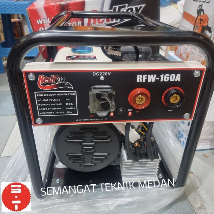 RFW-160A MESIN LAS GENSET LAS GENERATOR 500 WATT 160A REDFOX RFW 160 A