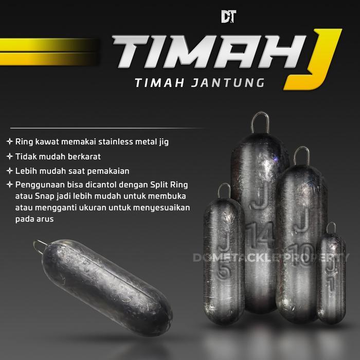 Premium Timah Pancing Pemberat Timah Jantung Labu Kiloan Pemberat Pancing Joran Original