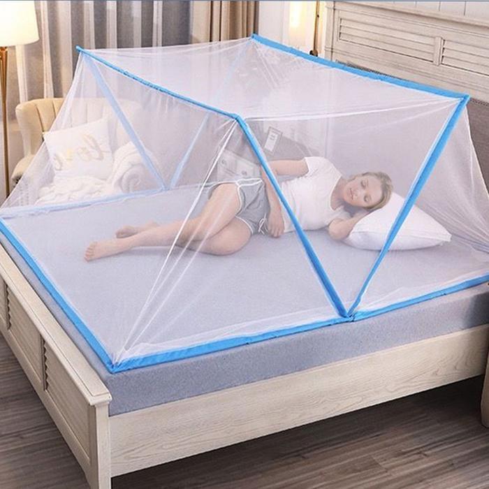 ASLI Kelambu Kotak Lipat Ukuran 65x120 80x190 100x190 135x190 Portable Kelambu Tidur Lipat Anti
