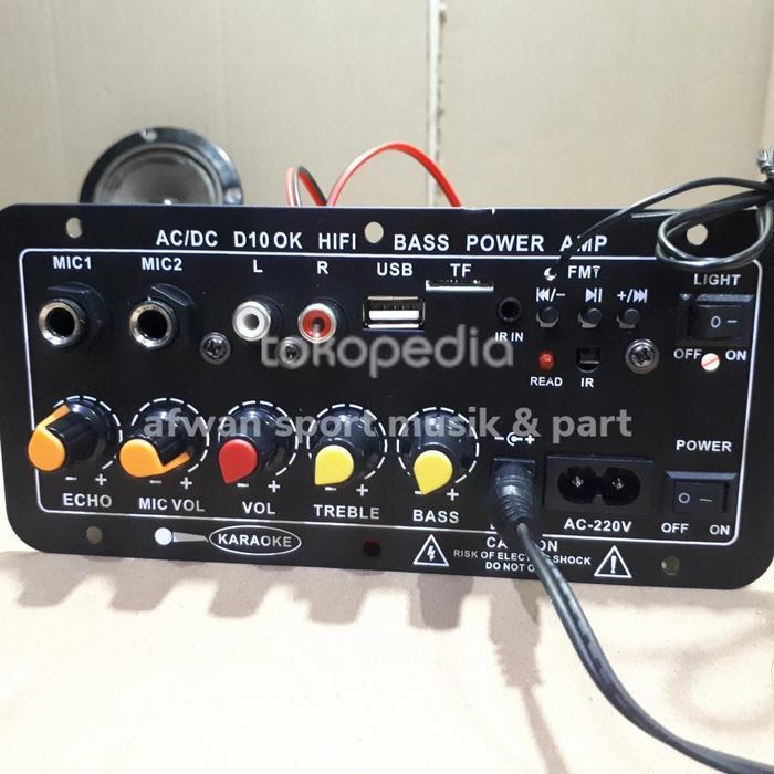 Modul Kit Amplifier Hifi Karaoke Portable With Bluetooth . #Gratisongkir
