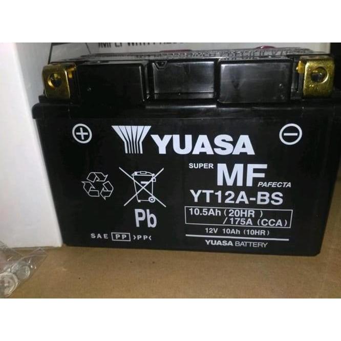 AKI YUASA YT12A-BS ACCU YUASA YT12ABS YT12A BS