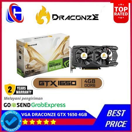 VGA CARD / VGA NVIDIA GTX 1650 / VGA GTX 1650 / VGA DRACONZE GTX 1650 4GB DDR6 128BIT