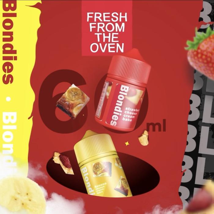 UA BLONDIES V2 BANANA CHEESE CREAM BAKE FREEBASE 60ML BY IDJ