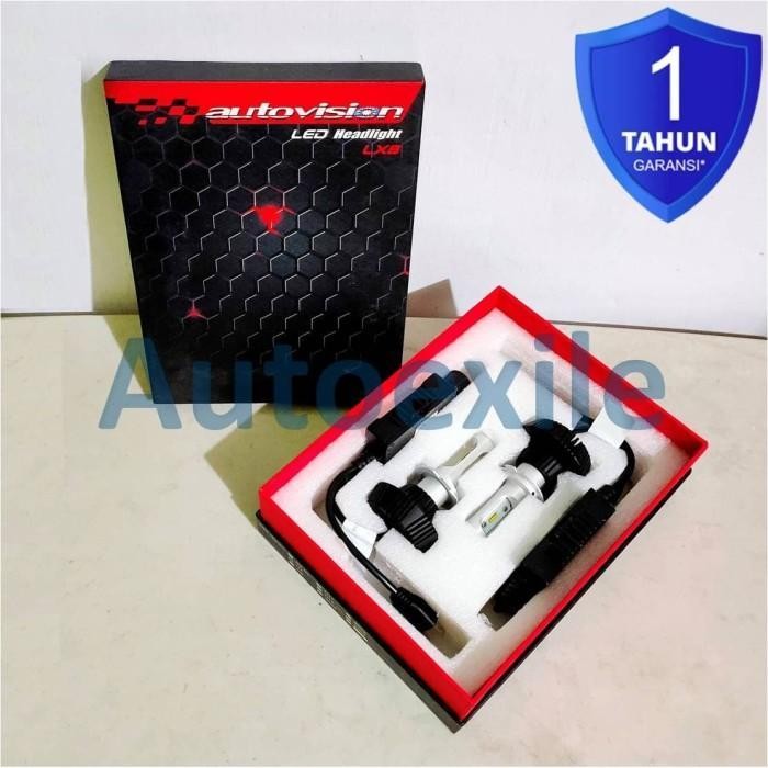 Autovision LX8 LED H7 12V 25W 6500K Putih LX-8 Lumileds Lampu Mobil