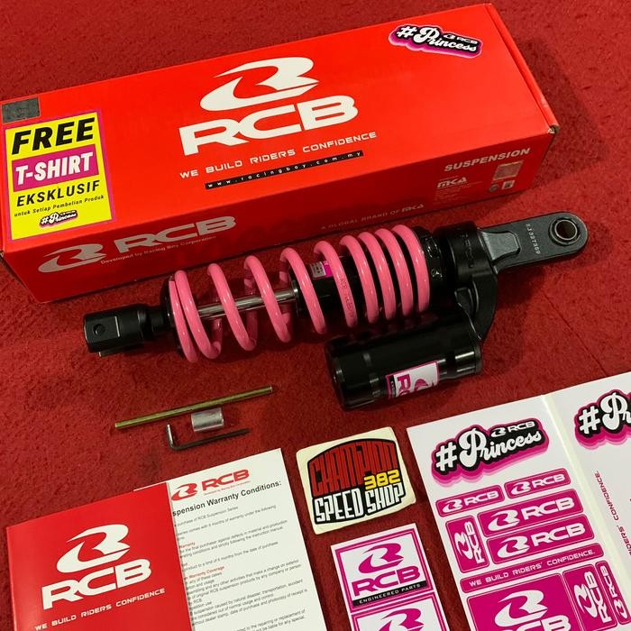 Shockbreaker Rcb Racing Boy Mb-2 Mb2 Pink 330Mm All New Scoopy Fi Esp