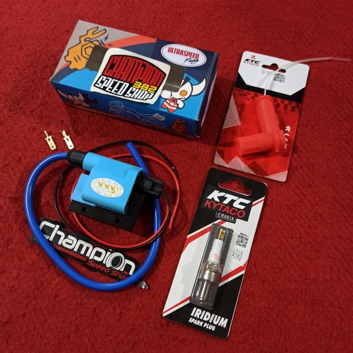 PAKET KOIL COP BUSI IRIDIUM KTC KYTACO VARIO 125 VARIO 150
