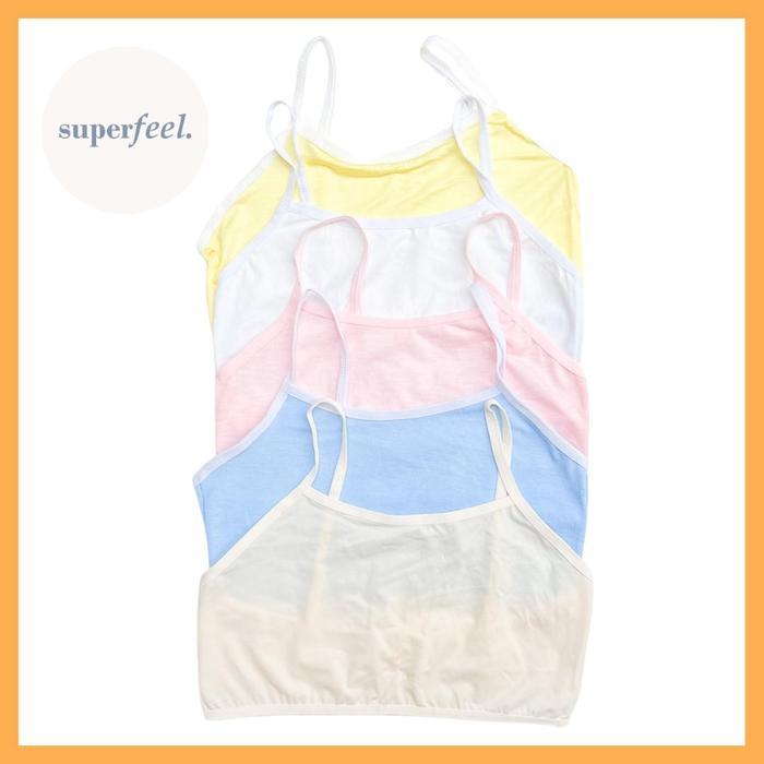 SFL MINI SET KATUN KAOS MURNI LEMBUT MINISET BRA MURAH ANAK PEREMPUAN KECIL SEKOLAH 810