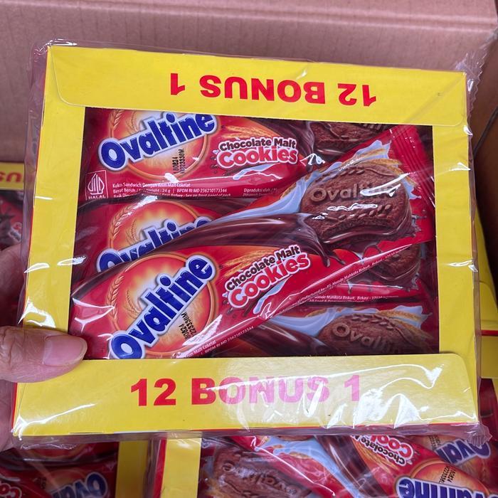 Agen distributor makanan ringan snack biskuit Ovaltine chocolate malt pack sachet murah