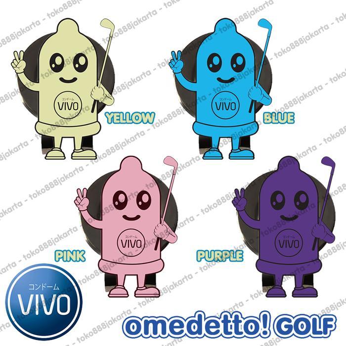 vts1- Original Vivo Condom Magnetic Golf Ball Marker With Magnet Hat Clip