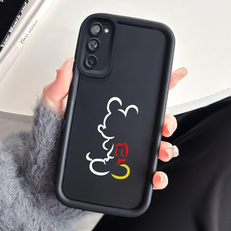 Casing Hp Untuk Samsung S24 FE S20 FE Samsung S21 FE Case Kartun Mickey Simple Softcase Phone Kesing