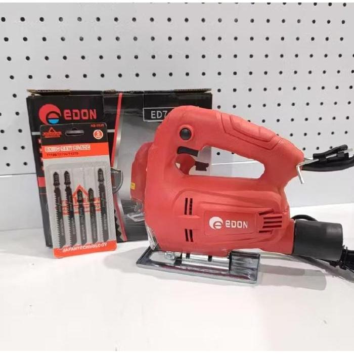 kencana MESIN JIG SAW GERGAJI LISTRIK GERGAJI KAYU & TRIPLEK ORIGINAL EDON BERGARANSI RESMI jigsaw